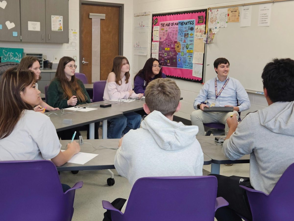 Students practice Quick Recall during Academic Team practice.