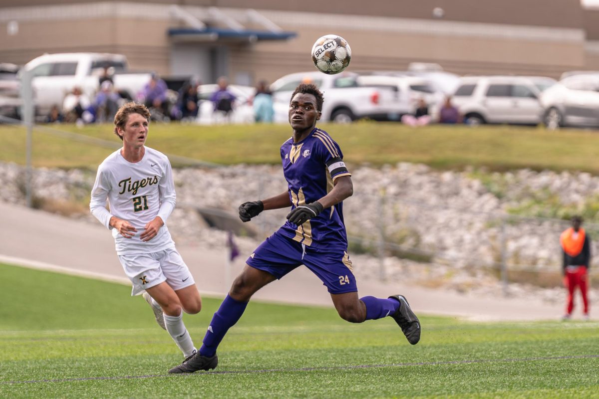 BGHS senior Byaombe Matendo plays against St. X on Oct. 25, 2025.