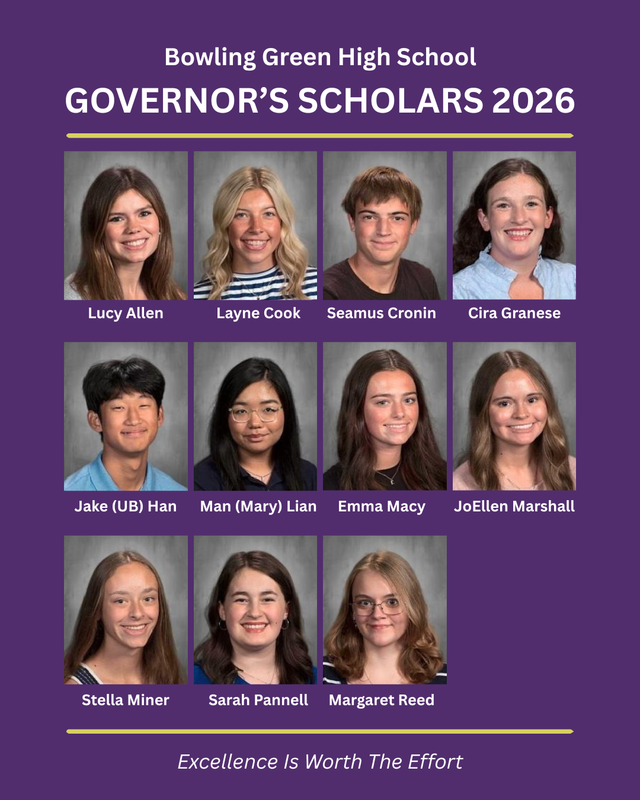 The eleven 2026 BGHS GSP selectees. 